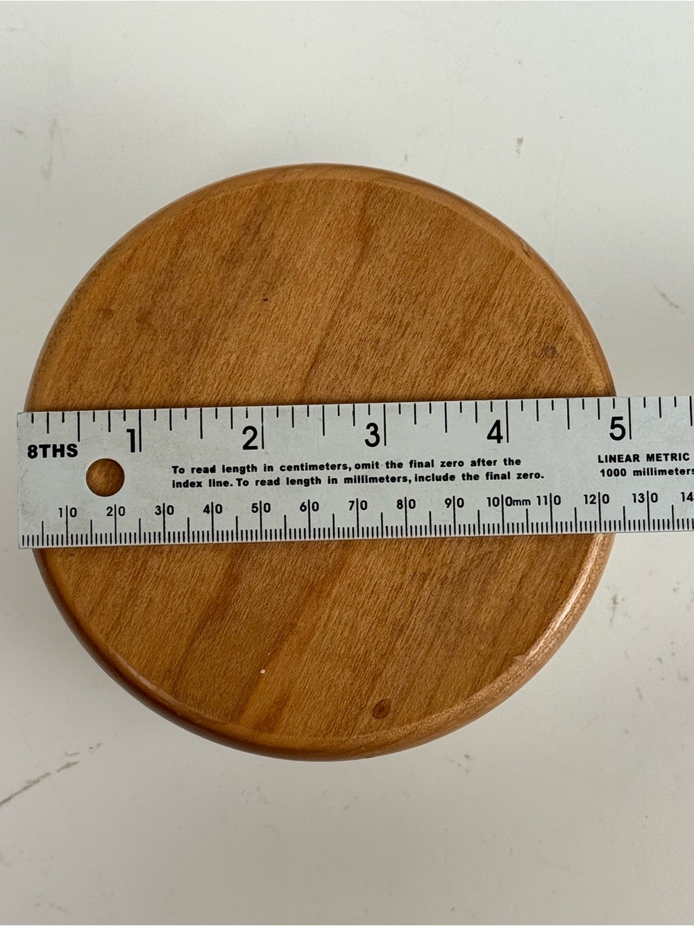 Friendship Pottery Roseville OH Ceramic Storage Jar Crock Wood Lid 2.5” x 5” - Picture 6 of 8